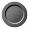 Smarty Had A Party 10" Matte Charcoal Gray Round Disposable Plastic Dinner Plates (120 Plates), 120PK 4850CHGR-CASE - alternate 10